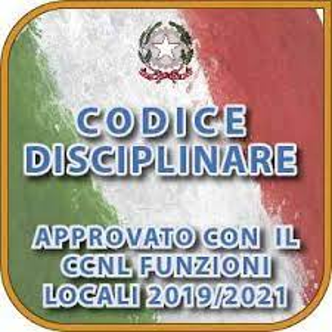 CODICE DISCIPLINARE NUOVO CCNL 2019/2021 SOTTOSCRITTO IN DATA 16/11/2022